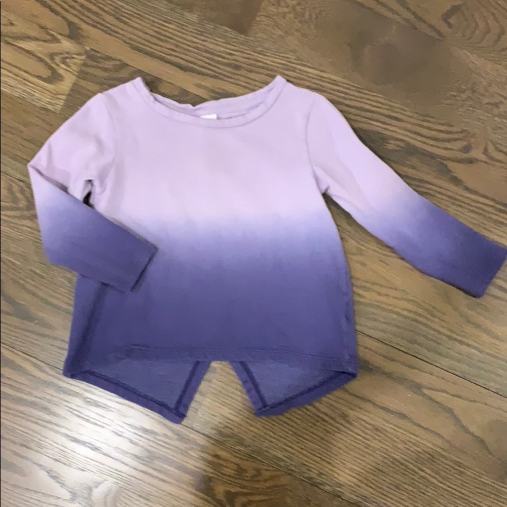 Purple ombré sweatshirt- sz XS (5).